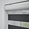 Duo Semi Transparant Zwart Roldeco 1