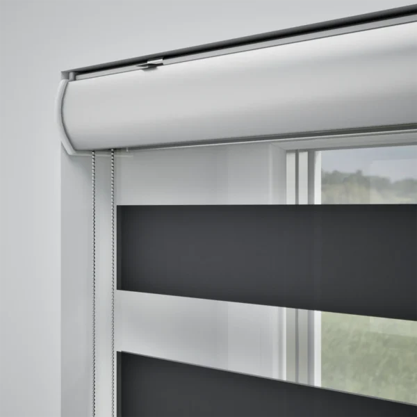 Duo Semi Transparant Zwart Roldeco 1