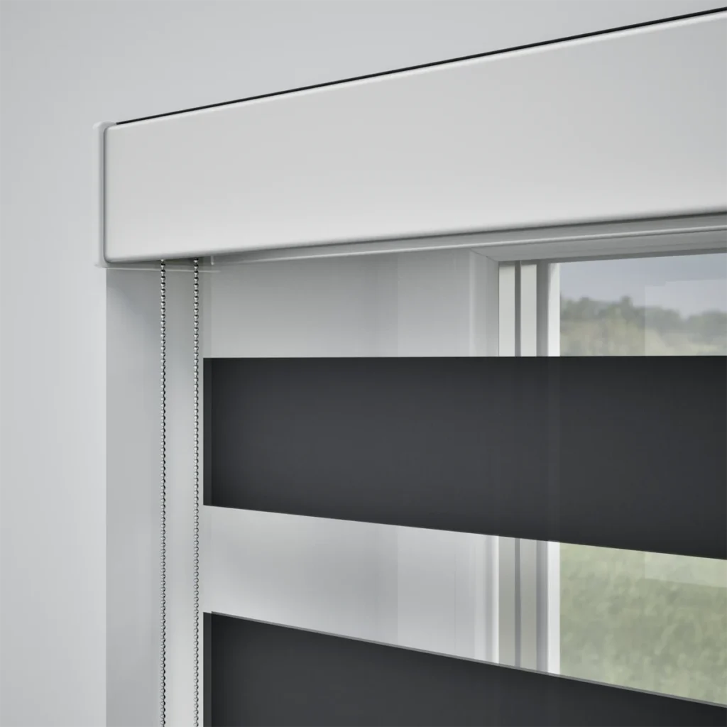 Duo Semi Transparant Zwart Roldeco 6