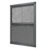 Duo plissé hor volledig gesloten: insectenhor en verduisterend plissé doek, antraciet frame